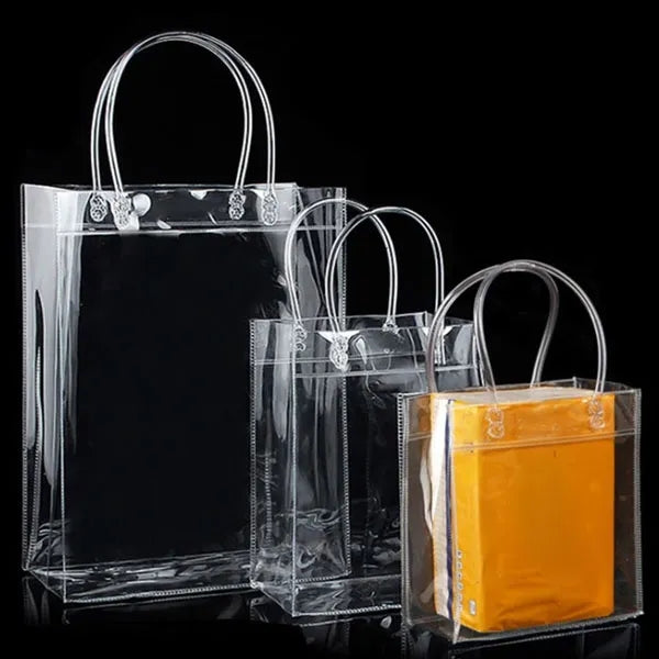 Transparent Soft PVC Gift Tote with Hand Loop