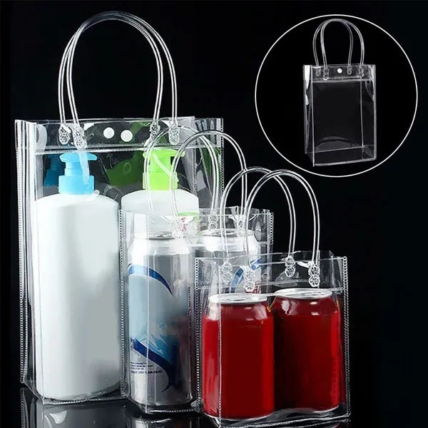 Transparent Soft PVC Gift Tote with Hand Loop