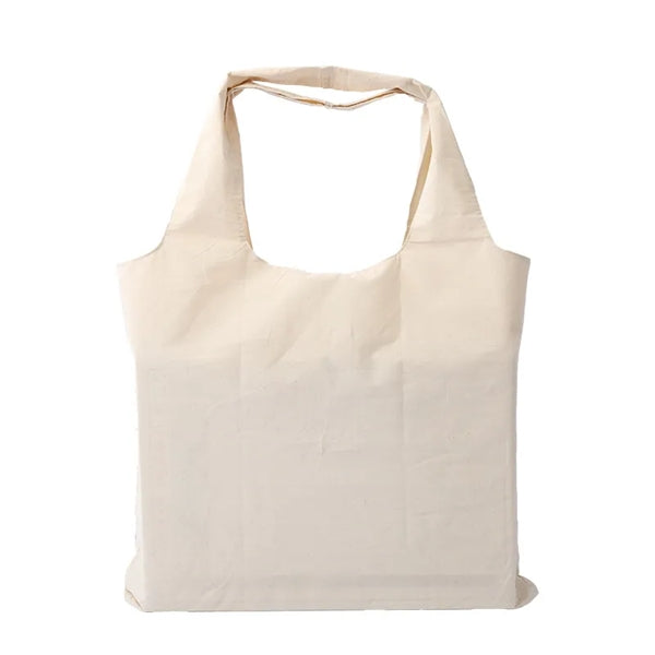 Folding Cotton Canvas Large-Capacity Supermarket Handbag