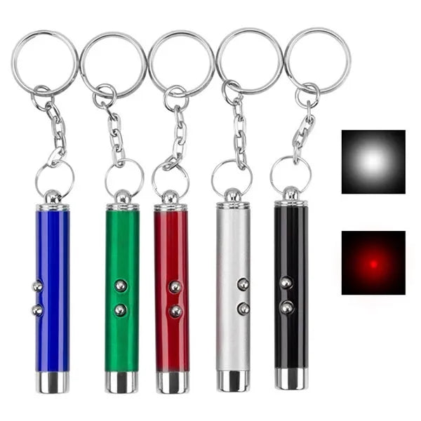 Projector Flashlight With Keychain
