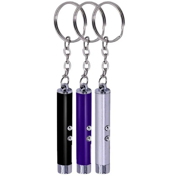 Projector Flashlight With Keychain