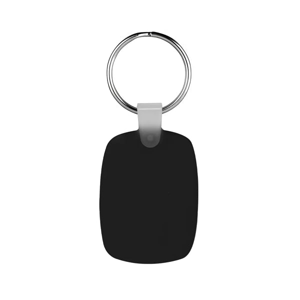 Oval Shaped Silicone Keychain