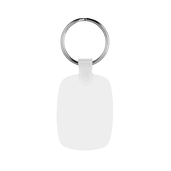 Oval Shaped Silicone Keychain
