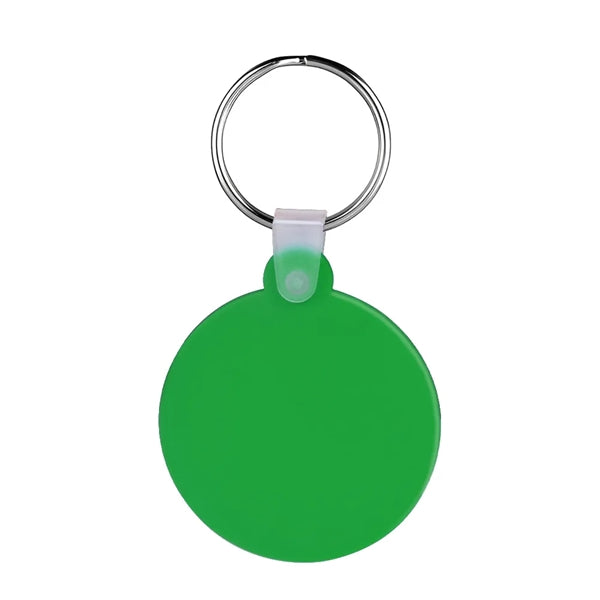 Round Shaped Silicone Keychain