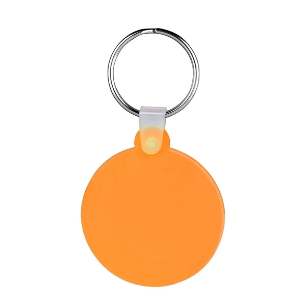 Round Shaped Silicone Keychain