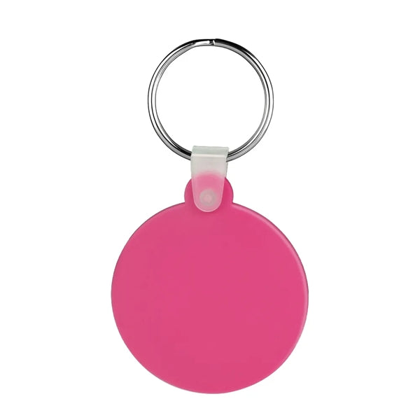 Round Shaped Silicone Keychain