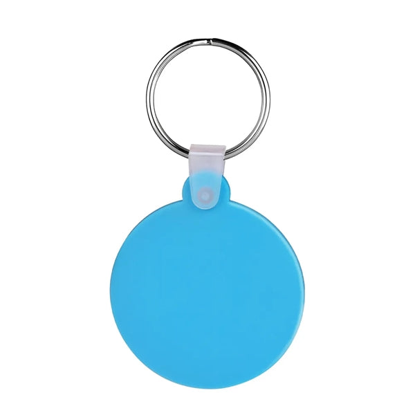Round Shaped Silicone Keychain