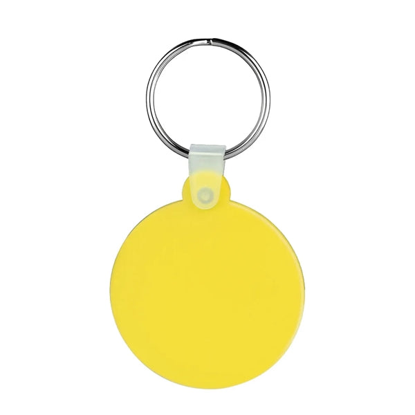 Round Shaped Silicone Keychain