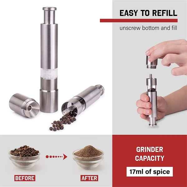 Press Salt Mill Or Pepper Grinder