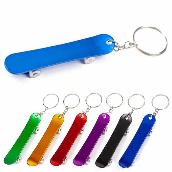 Mini Skateboard Key Chain Cute Car Keyring Bottle Opener