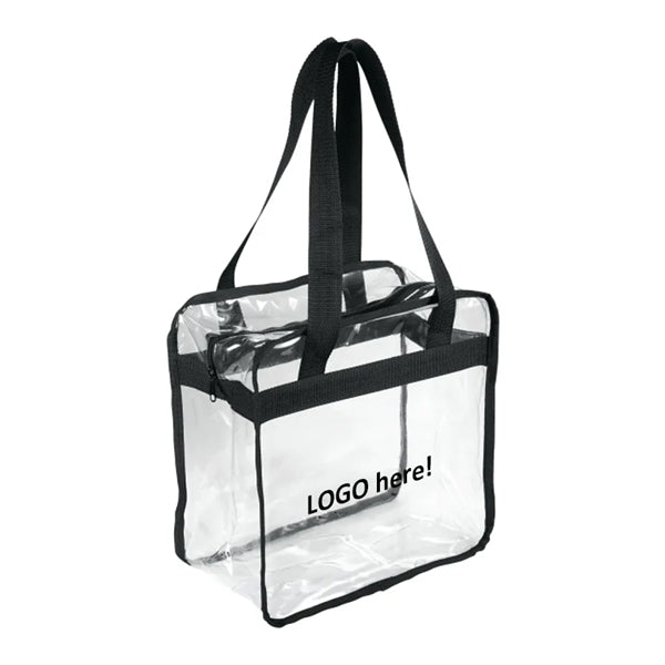 Game Day Clear Zippered Safety Tote