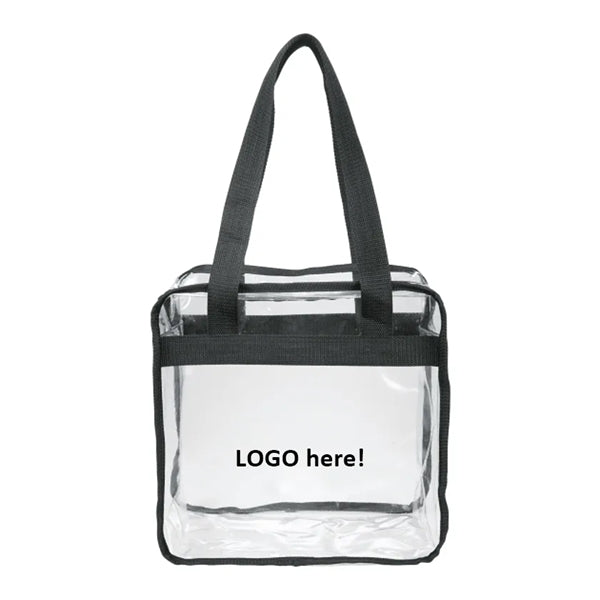 Game Day Clear Zippered Safety Tote