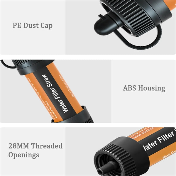 Outdoor Portable Personal Water Filter Straw