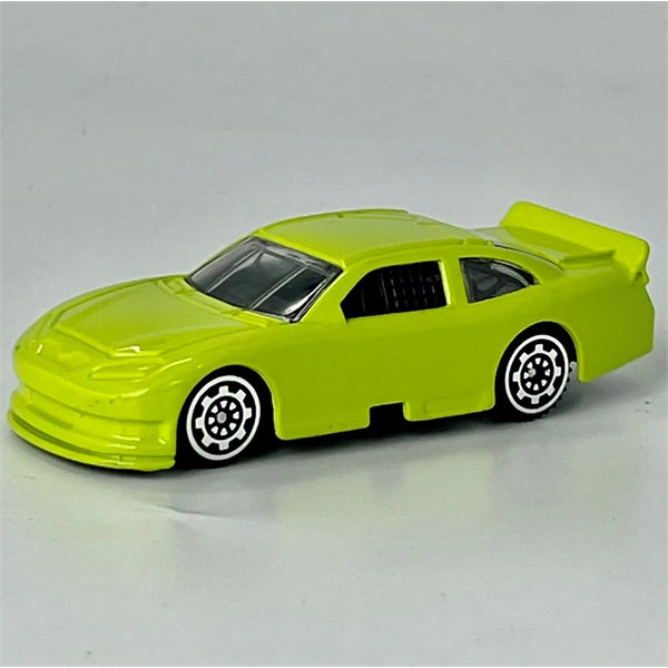 3" 1.64 Nascar style die cast car Lime (u)