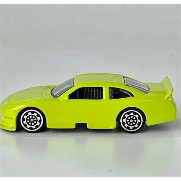 3" 1.64 Nascar style die cast car Lime (u)