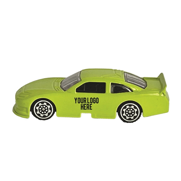 3" 1.64 Nascar style die cast car Lime (u)