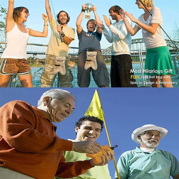 Funny Golf Ball Pouch