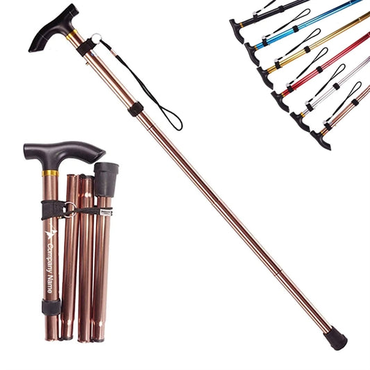Aluminum Folding Walking Stick For The Elderly