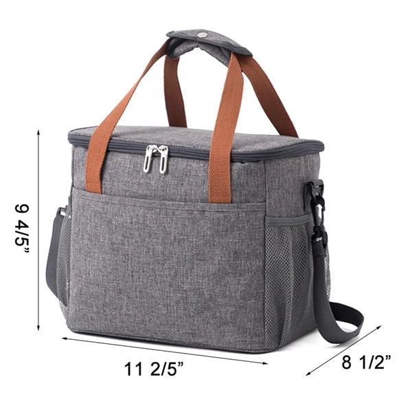 Insulated Lunch Bag with Shoulder Starp