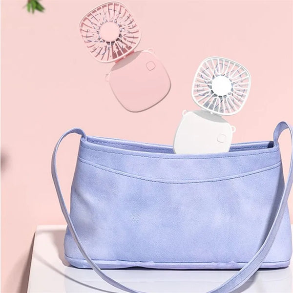 Handheld Foldable Charging Mini Lanyard Hanging Neck Fan