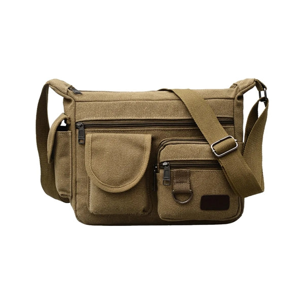 Travel Canvas Sling Messenger Bag