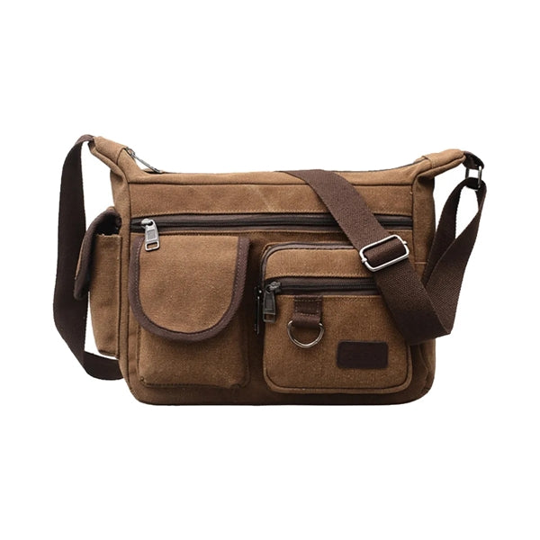 Travel Canvas Sling Messenger Bag