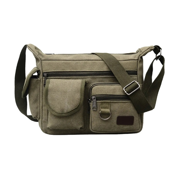 Travel Canvas Sling Messenger Bag