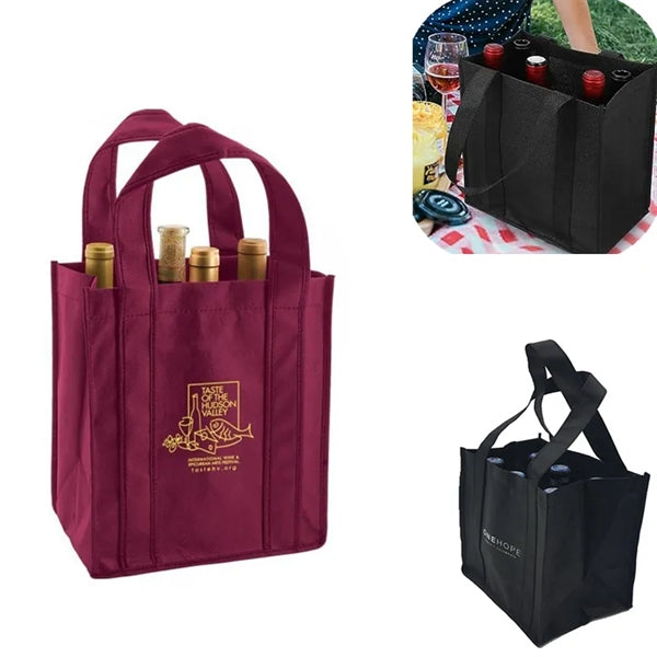 Non-woven 6 Bottle Wine Bag