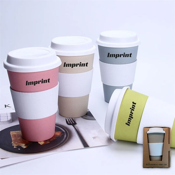 Eco-Friendly 15 oz Bamboo Fiber Tumbler