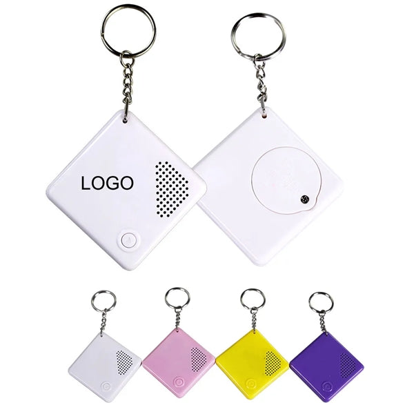 Sound Voice Music Plastic Keychain