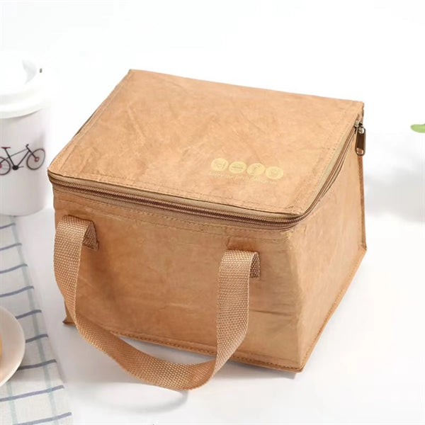 Outdoor Insulation Picnic Kraft Paper bento bag