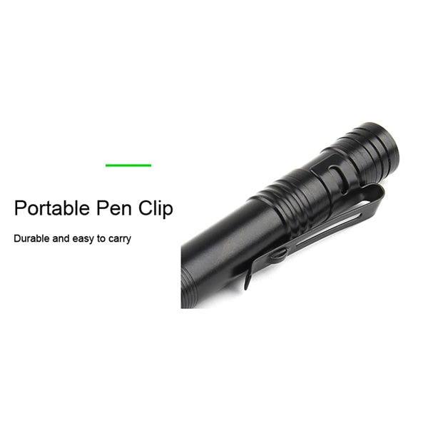 Mini Small LED Handheld Pen Light Flashlight with Clip