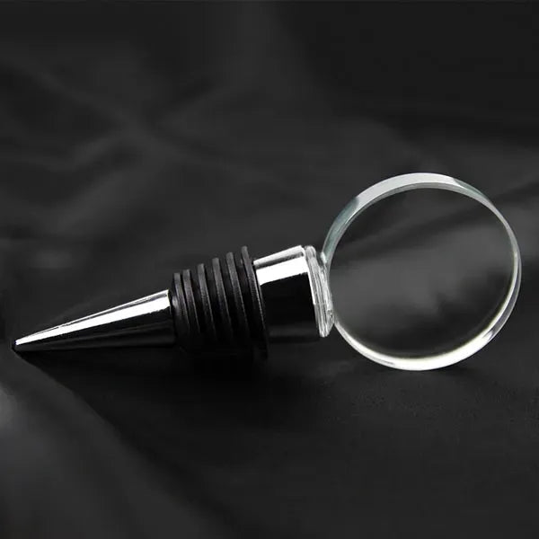 Round Crystal Wine Stopper