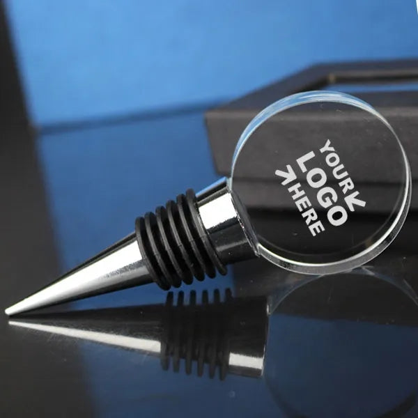 Round Crystal Wine Stopper