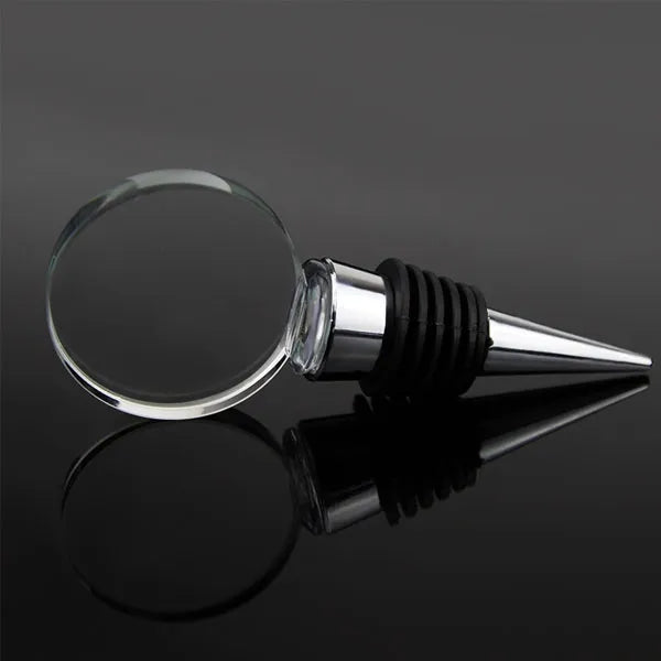 Round Crystal Wine Stopper