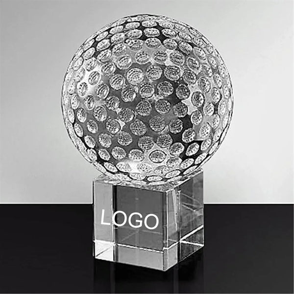 Crystal Golf Ball with Stand