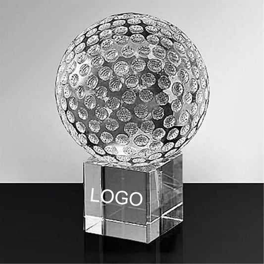 Crystal Golf Ball with Stand
