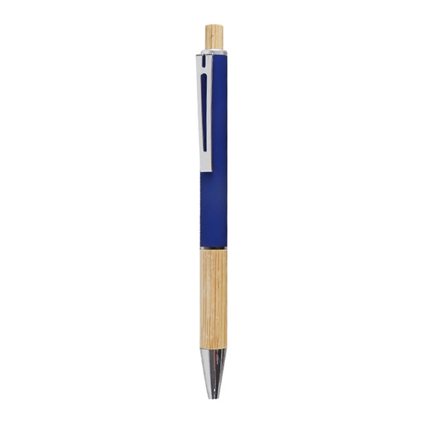 Metal Aluminum Rod Bamboo Ballpoint Pen