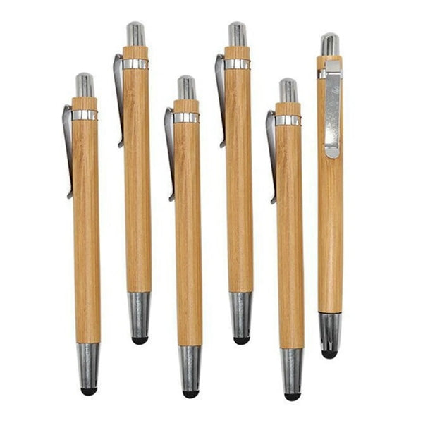 Bamboo Wood Ballpoint Pen Stylus