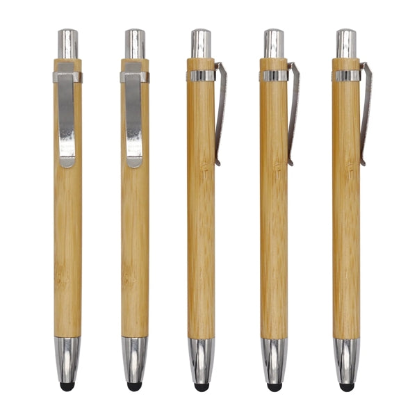 Bamboo Wood Ballpoint Pen Stylus