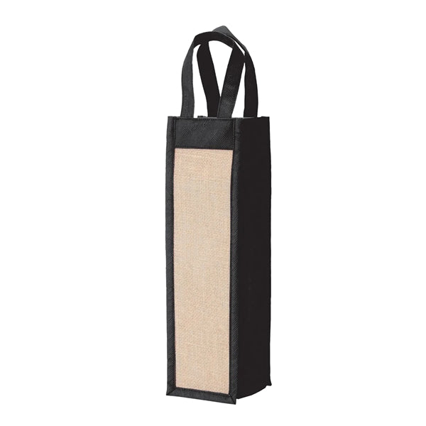 Jute Single Bottle Gift Bag