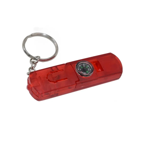 Whistle Key Light With Compass