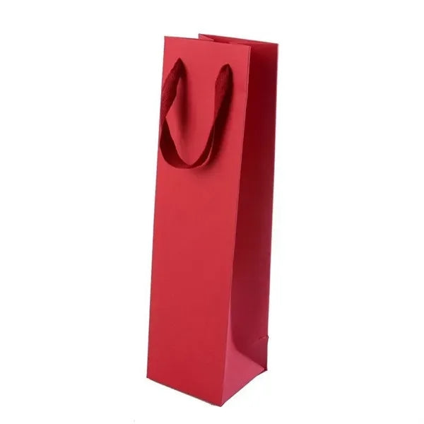 Single Wine Paper Tote Bag