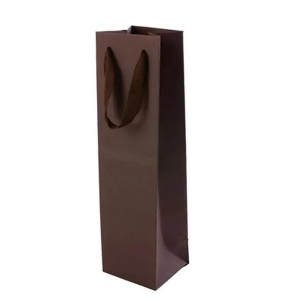 Single Wine Paper Tote Bag