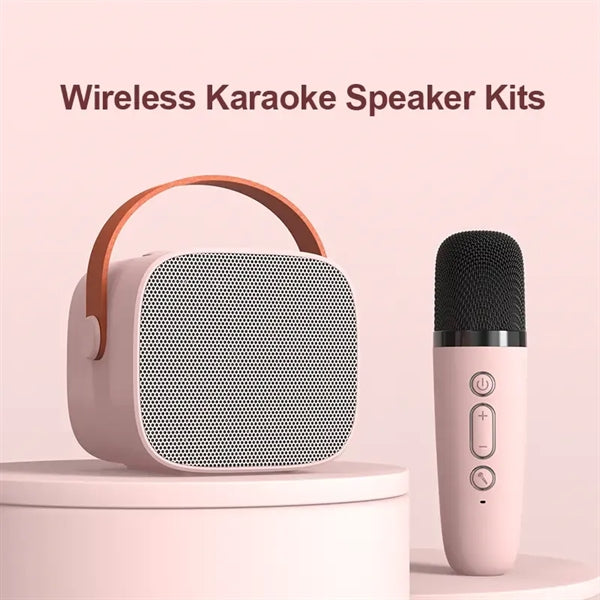 Portable Bluetooth Speaker Karaoke Set with Microphones