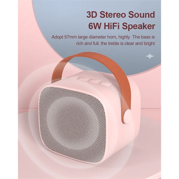 Portable Bluetooth Speaker Karaoke Set with Microphones