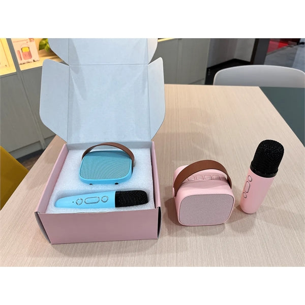 Portable Wireless Karaoke Bluetooth Speaker with Microphones