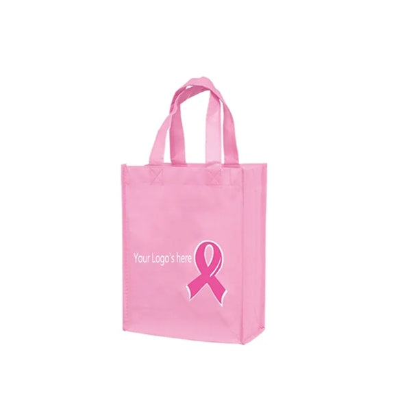 Breast Cancer Awareness Pink Laminated Tote