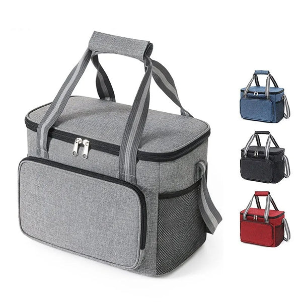 Oxford Insulated Outdoor Picnic Lunch Box Cooler Bag
