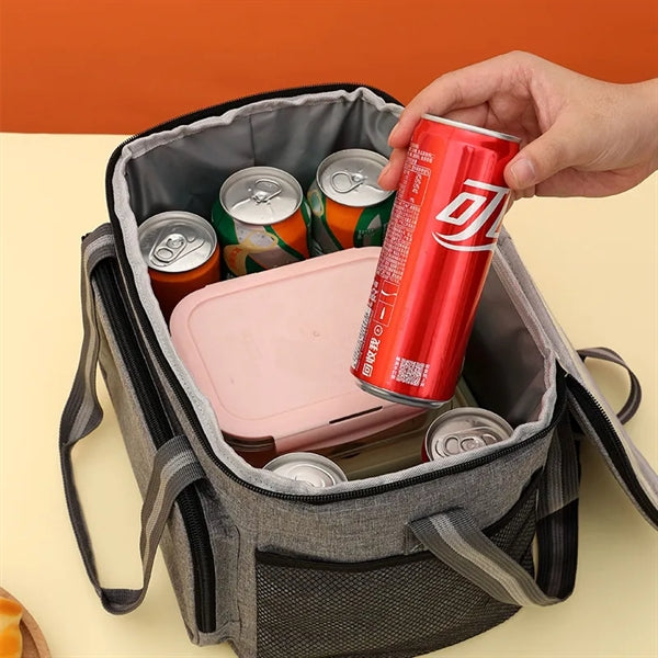 Oxford Insulated Outdoor Picnic Lunch Box Cooler Bag